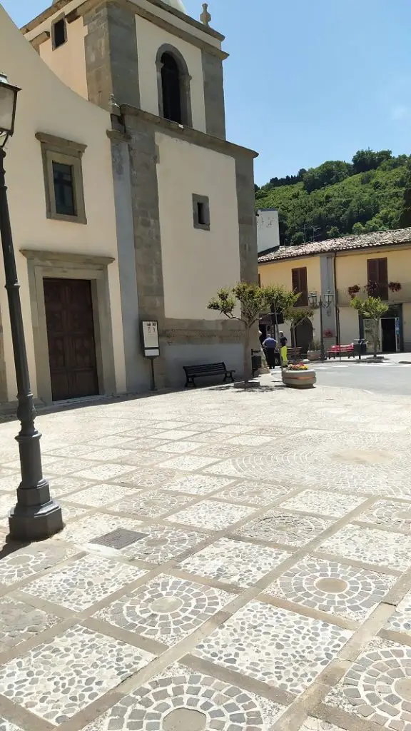 The church in San Piero Patti