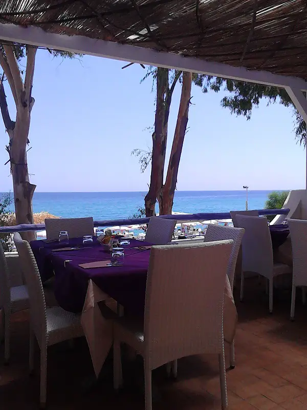 The lido with views of the beach and sea