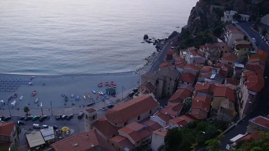 Scilla vista above the town