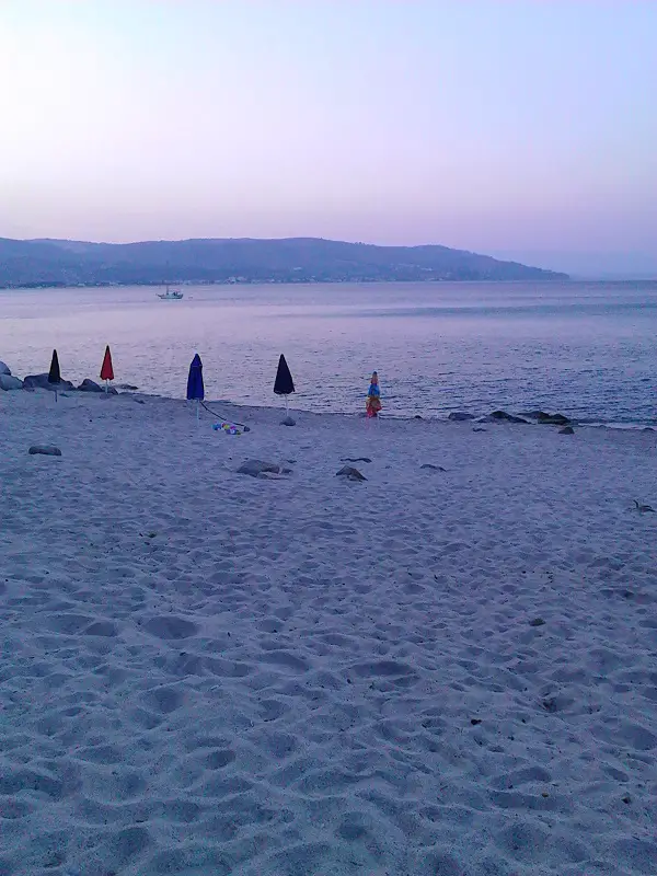 Wide beaches in Calabria