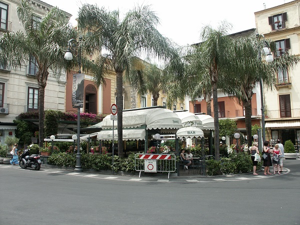 The main square in Sorrento