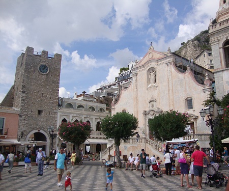 Taormina is wonderful for a day trip by car