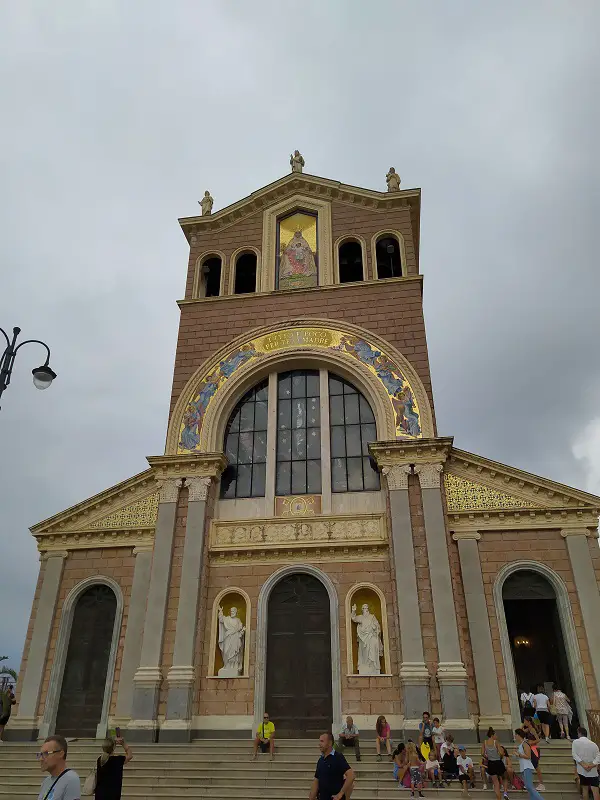 The church of Tindari is in the main square.