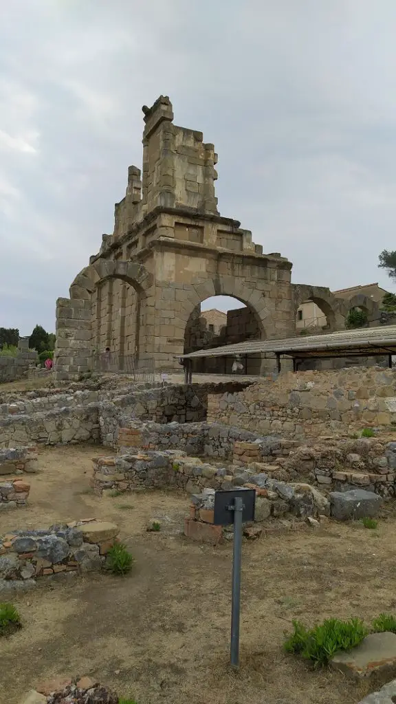 an ancient Greek town in Tindari