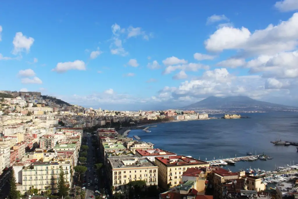 A wonderful view of the city of Naples