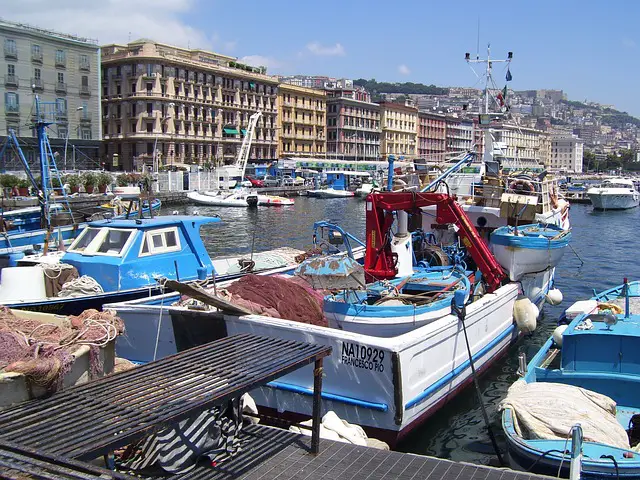 The seafront of Naples