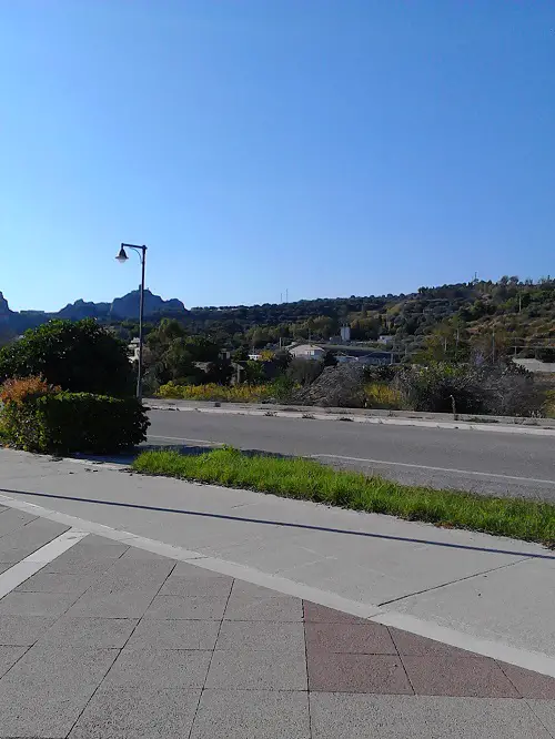 Cycling along the seafront