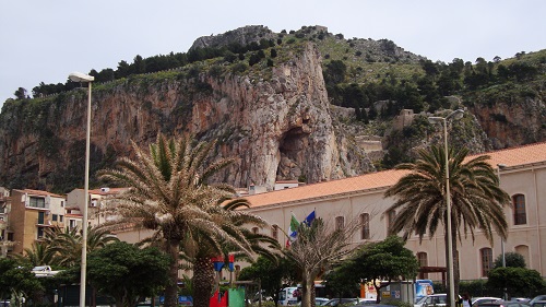 The famous rock in Cefalù
