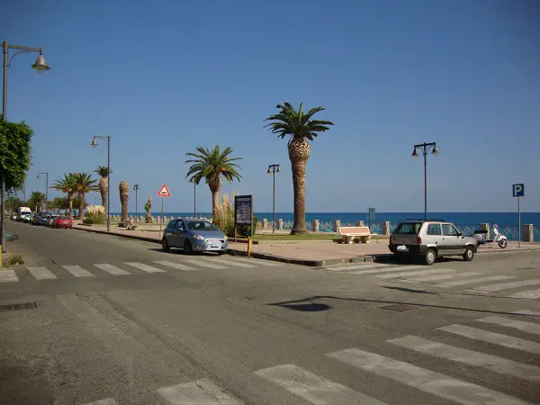 Driving along the seafront is pleasant