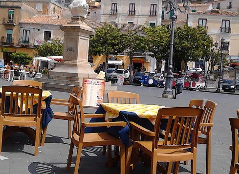 The main square of Pizzo for a Calabrian lunch