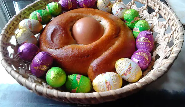 Typical Easter calabrian bread