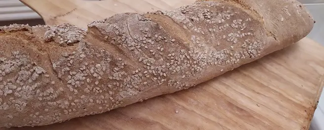 Bread made at home during lockdown
