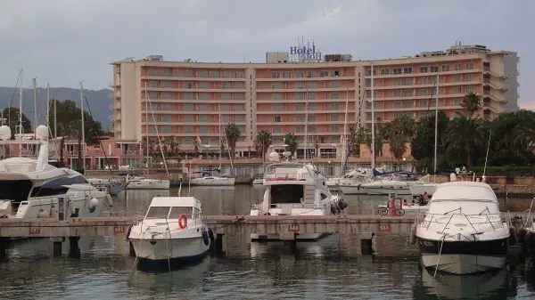 The port is crowded mostly at the weekend