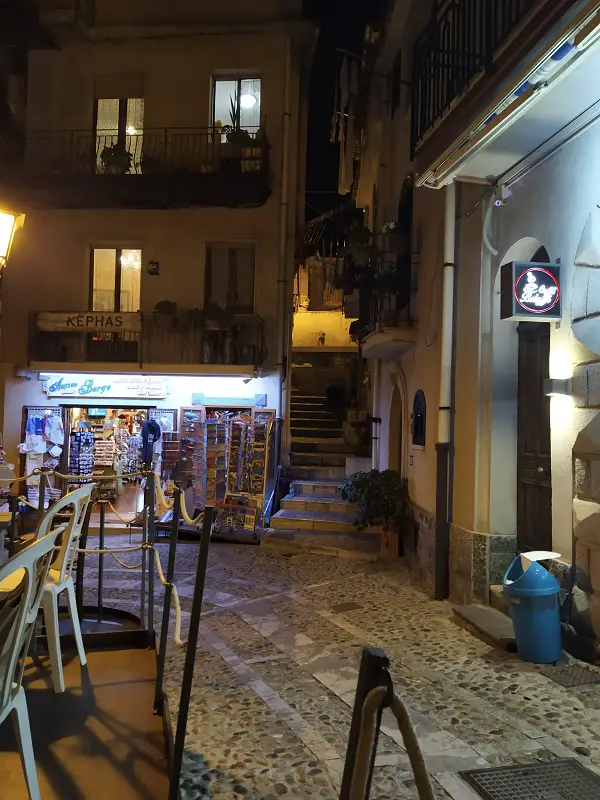 A quiet street in Calabria