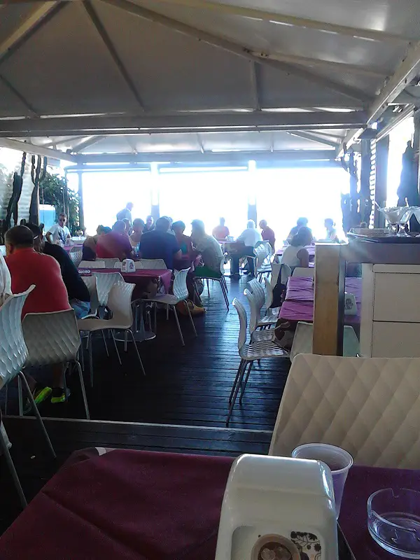 A bar facing the promenade in Reggio Calabria, just in front of the main shopping street
