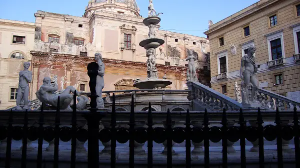 Piazza Pretoria in Palermo