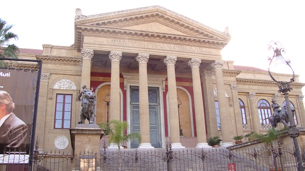 The theatre in Palermo