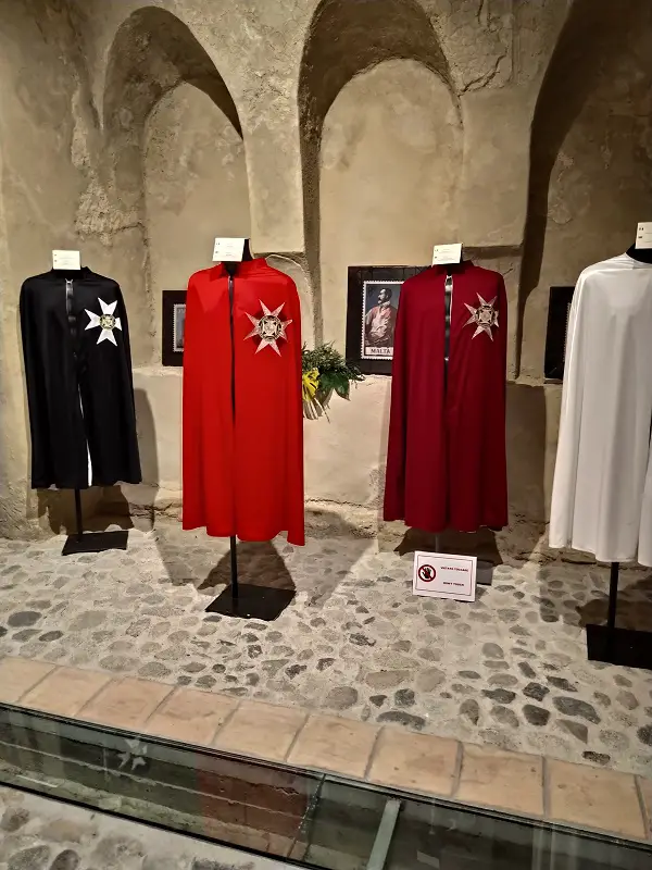 Medieval costumes in the palace
