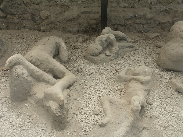 Preserved corpses after the eruption of Vesuvius