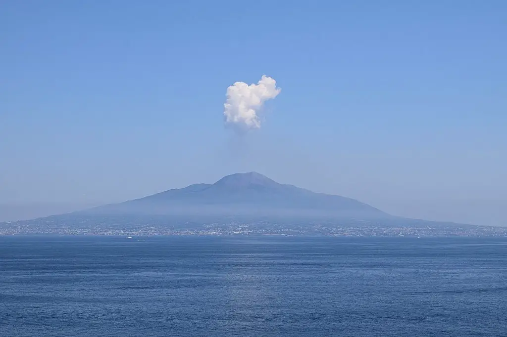 Mount Vesuvius from the view point