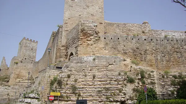 The castle in Enna with breathtaking views