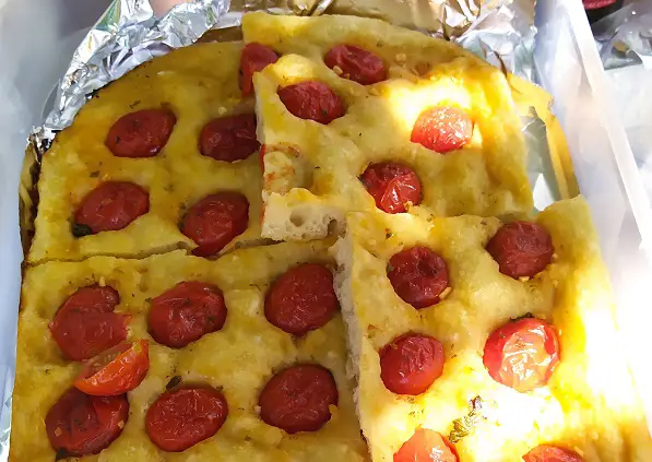 Home-made focaccia