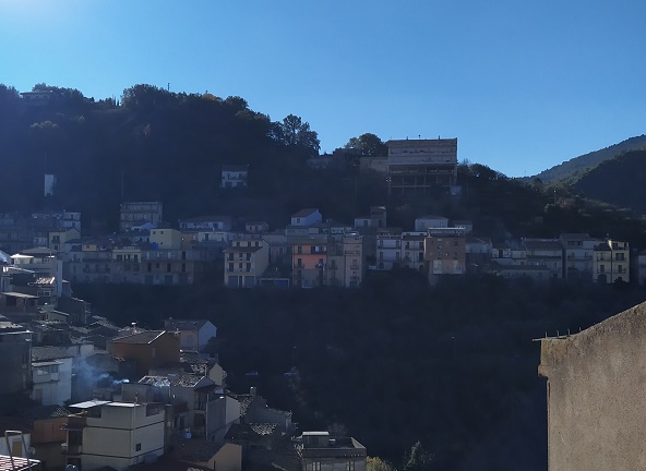 The views from the B&B castello in San Piero Patti